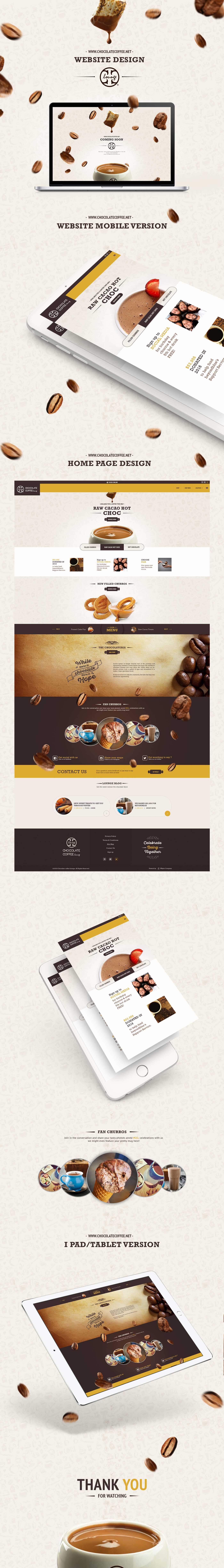 Chocolate Coffee Lounge's website design and development by Whyte Company